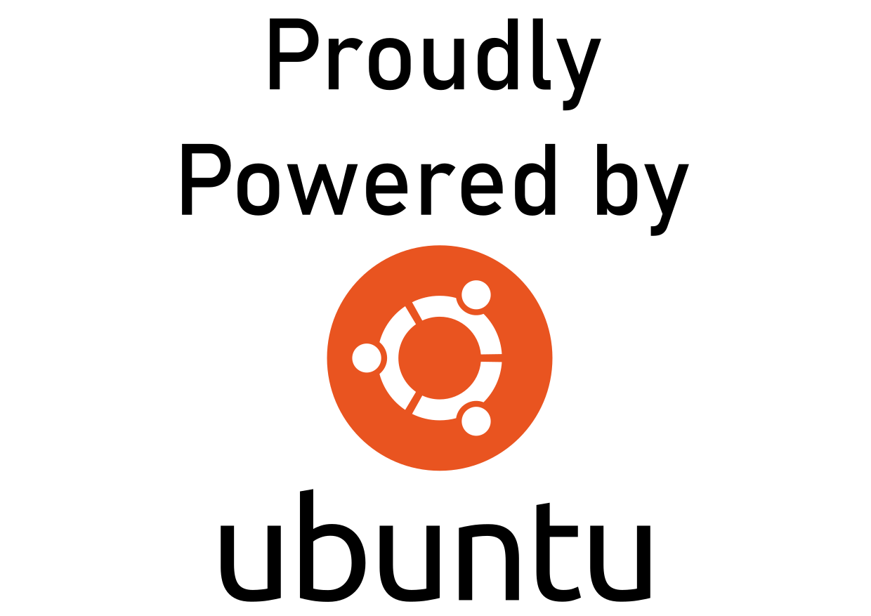 Proudly Powered by Ubuntu